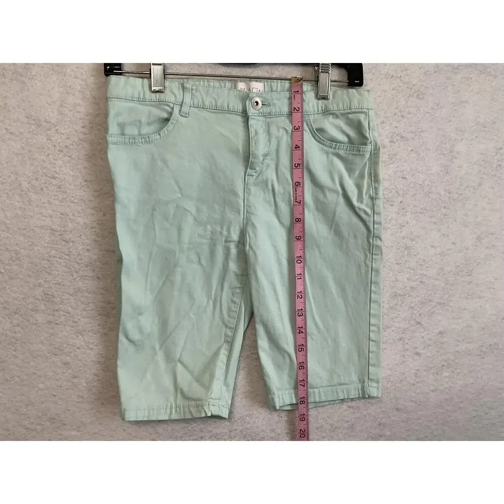 The‎ Children's Place Shorts Girls 14 Green Twill Bermuda Adjustable Waist